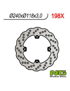 DISQUE DE FREIN NG BRAKE PETALE AVANT FIXE