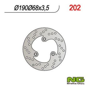 DISQUE DE FREIN NG BRAKE FIXE AVANT CENTRAL