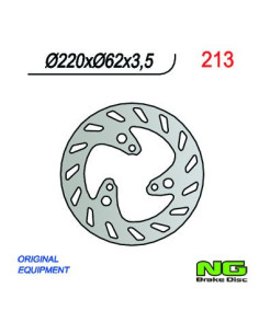 DISQUE DE FREIN NG BRAKE ARRIERE