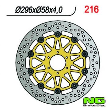 DISQUE DE FREIN NG BRAKE FLOTTANT AVANT GAUCHE