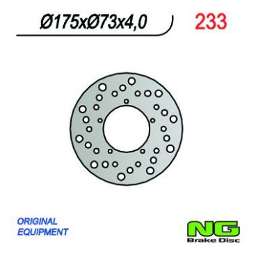 DISQUE DE FREIN NG BRAKE FIXE AVANT GAUCHE