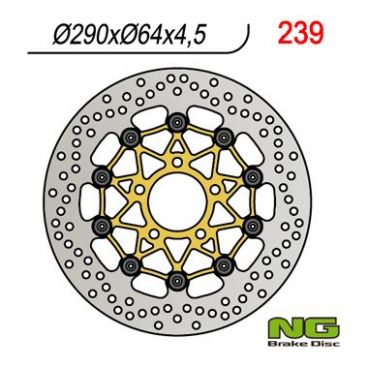 DISQUE DE FREIN NG BRAKE FLOTTANT AVANT GAUCHE