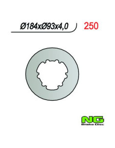 DISQUE DE FREIN NG BRAKE FIXE AVANT GAUCHE