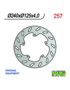 DISQUE DE FREIN NG BRAKE FIXE ARRIERE CENTRAL