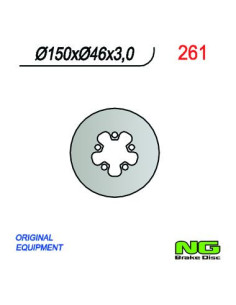 DISQUE DE FREIN NG BRAKE FIXE ARRIERE DROIT