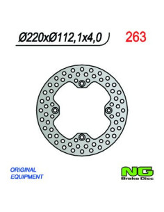 DISQUE DE FREIN NG BRAKE FIXE ARRIERE GAUCHE