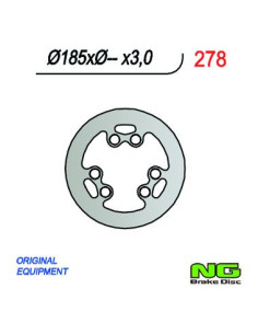 DISQUE DE FREIN NG BRAKE FIXE AVANT GAUCHE