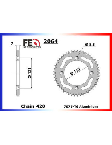 C/ALU KTM 85.SX '04/14, 85.XC '08/09  46  428
