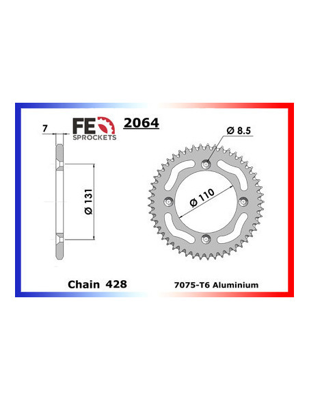C/ALU KTM 85.SX '04/14, 85.XC '08/09  46  428