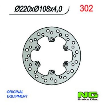 DISQUE DE FREIN NG BRAKE FIXE ARRIERE DROIT