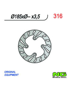 DISQUE DE FREIN NG BRAKE FIXE AVANT GAUCHE