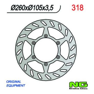 DISQUE DE FREIN NG BRAKE FIXE AVANT GAUCHE