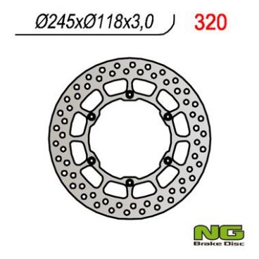 DISQUE DE FREIN NG BRAKE FIXE AVANT GAUCHE