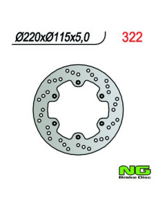 DISQUE DE FREIN NG BRAKE FIXE ARRIERE DROIT