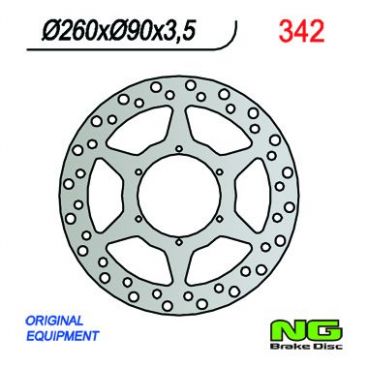 DISQUE DE FREIN NG BRAKE FIXE AVANT DROIT