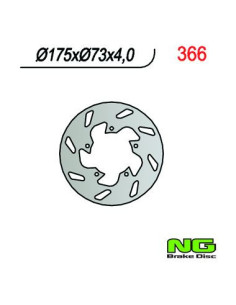 DISQUE DE FREIN NG BRAKE FIXE ARRIERE GAUCHE