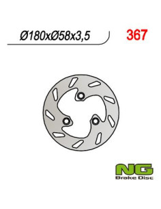 DISQUE DE FREIN NG BRAKE FIXE AVANT GAUCHE