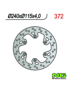 DISQUE DE FREIN NG BRAKE FIXE ARRIERE DROIT