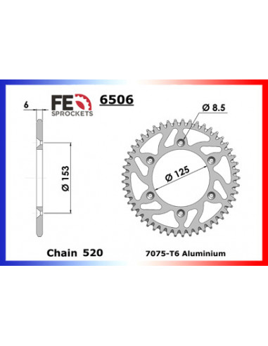 C/D CR250/500 84/09 48 520 ALU