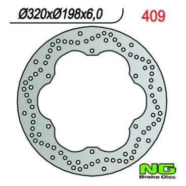 DISQUE DE FREIN NG BRAKE FIXE AVANT GAUCHE