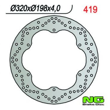 DISQUE DE FREIN NG BRAKE FIXE AVANT GAUCHE