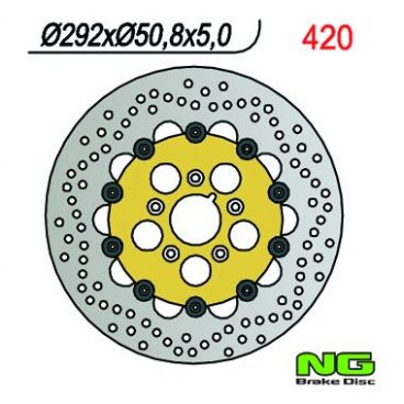 DISQUE DE FREIN NG BRAKE FLOTTANT AVANT DROIT