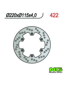 DISQUE DE FREIN NG BRAKE FIXE ARRIERE DROIT