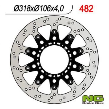 DISQUE DE FREIN NG BRAKE FLOTTANT AVANT GAUCHE