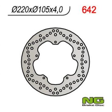 DISQUE DE FREIN NG BRAKE FIXE ARRIERE DROIT