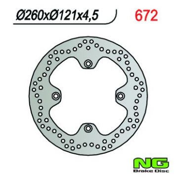 DISQUE DE FREIN NG BRAKE FIXE AVANT DROIT