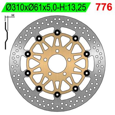 DISQUE DE FREIN NG BRAKE FLOTTANT