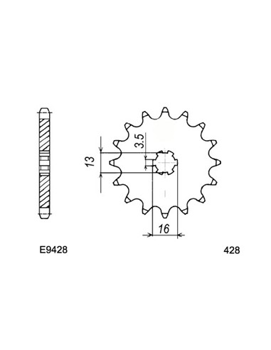 PIG YAM YZ80 '79/80 12 428