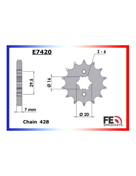 PSB YAMAHA YBR.125'07/10 15 428