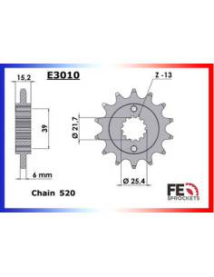 PSB KYMCO 250.KXR/MXU '03/04 15 520 2