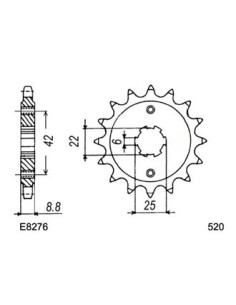 PIG HONDA CB.250.T '80  16  520