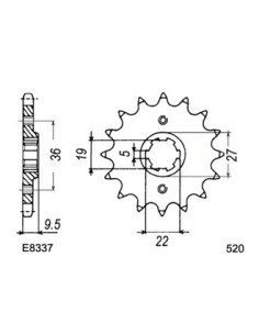 PIG HONDA ATC250RF 14 520