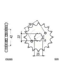 PIG HONDA XL250 11 520