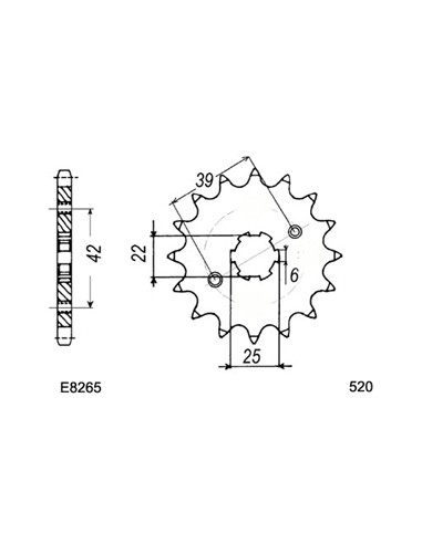 PIG HONDA XL250 11 520