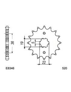 PSB HONDA TRX.250 '86/89 13 520