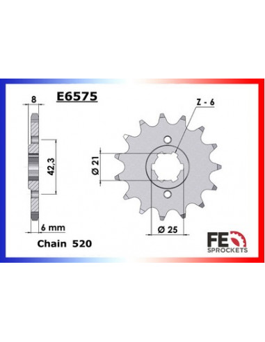 PIG YAM TT350 '86/93 13 520