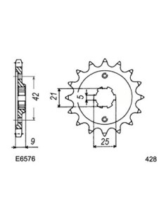 PIG YAM XT.350 '85/93 16 428