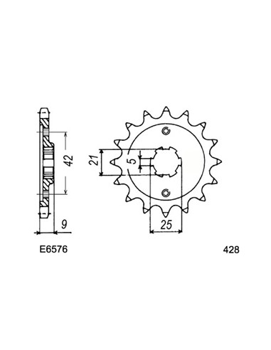 PIG YAM XT.350 '85/93 16 428