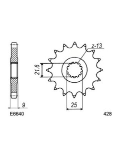 PIG YAM FZR.400.RR'92/95 20 428