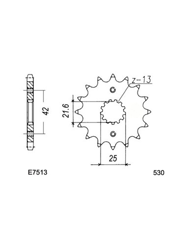 PIG KAWA Z500B1/B2/B3 13 530