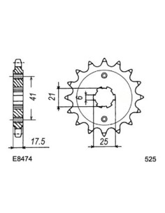 HONDA GB.500 CLUB MAN '91/93 15 525