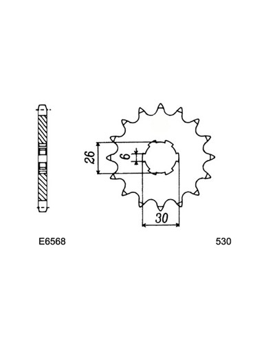 PIG YAM XS650/SE 16 530