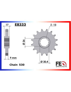 PSB HONDA CBR.1000 '04/07  15  530 2