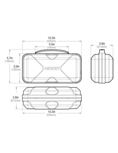 Boîtier de protection NOCO EVA Sport + Boost Plus