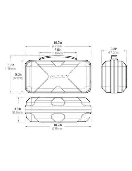 Boîtier de protection NOCO EVA Sport + Boost Plus