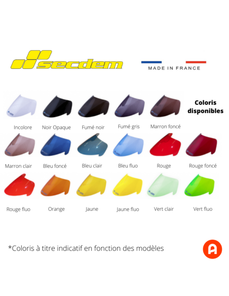 Bulle haute protection HONDA 125 NSR 